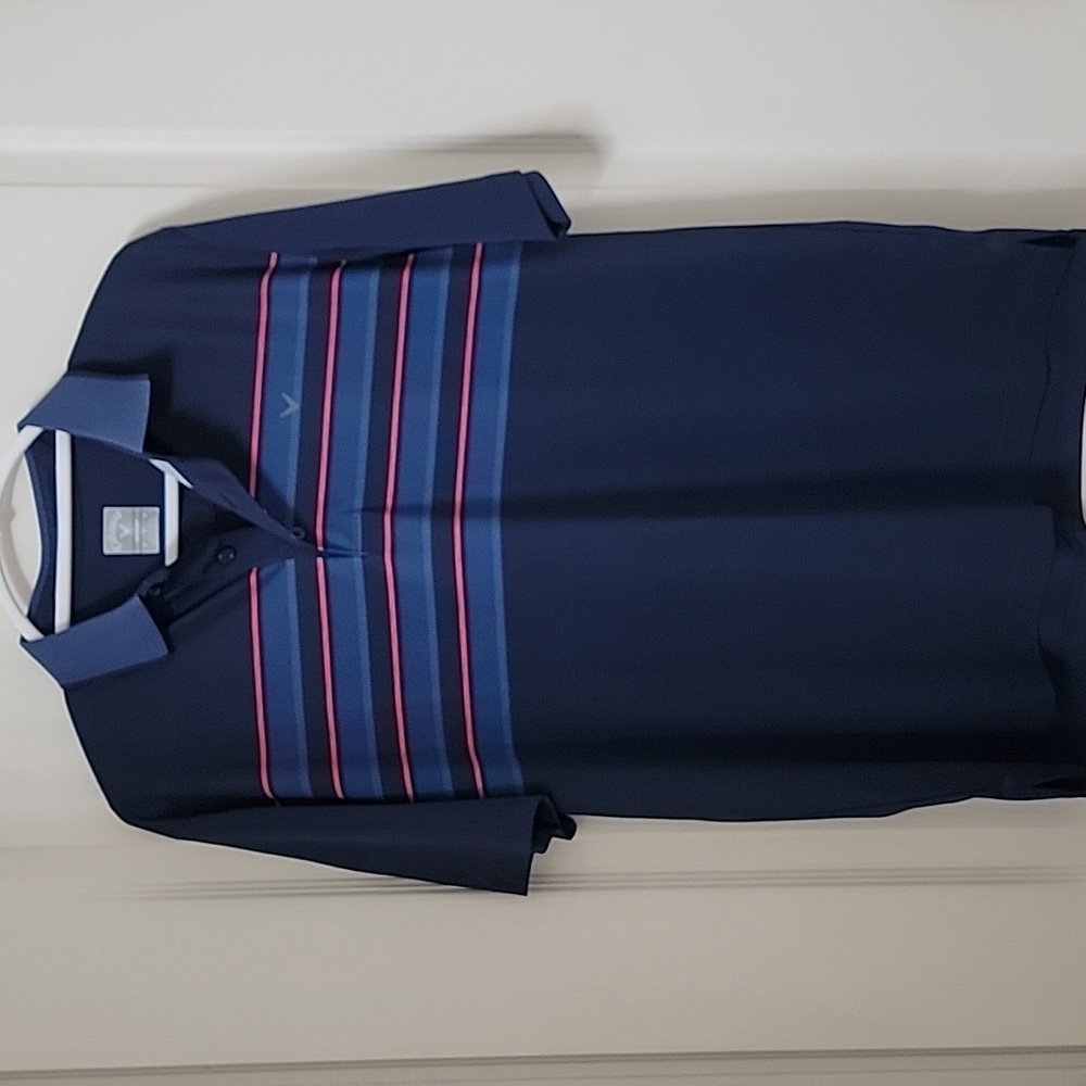Calloway "Opti-Dri" Size M Blue Polo / Golf Shirt, Excellent Used Condition
